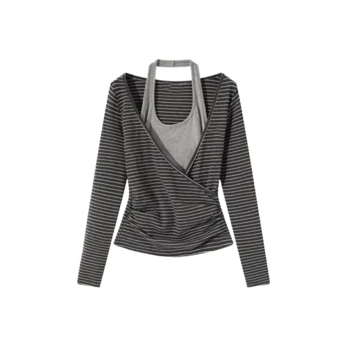 BOVCKEI Черные Женские T-рубашки