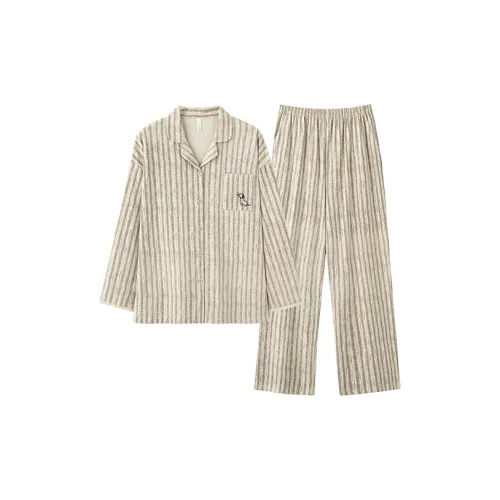 Qin Jing Абрикос Женские Пижамные Комплекты