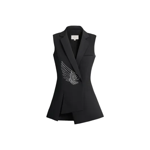 Cypress House Черные Женские Жилеты