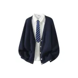 Темно-синий (Включает белую рубашку + брошь)