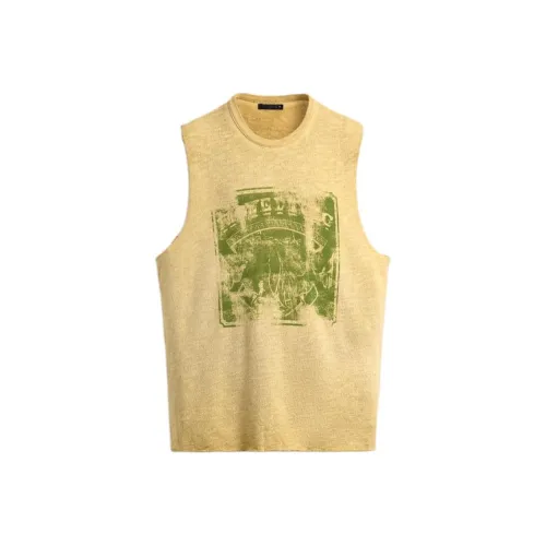 ZARA Желтые Мужские Майки