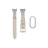 Белый-Серебряный чехол с ромбовидным дизайном