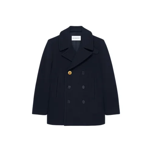 Givenchy Темно-синий Мужской Пальто