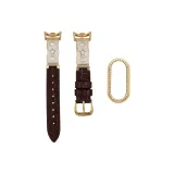 Коричневый-Золотой чехол с ромбовидным дизайном