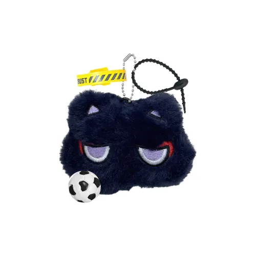 AIZIYUO Любовь Футбол Японский стиль Синий Кошка Плюшевый Брелок 7 см Высота