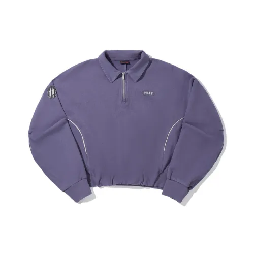 Лайнер Loose Fit Pullover Sweatshirt Women's Dusty Blue Purple