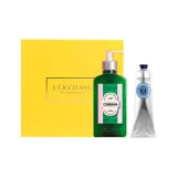 Двухкомпонентный комплект: Зеленый лист ореха ши, зеленый оранжевый, лосьон 240 мл + легкий крем для рук с орехом ши, 150 мл