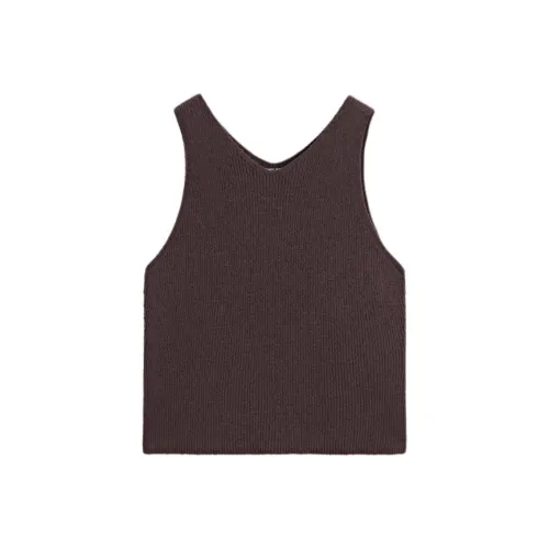 Massimo Dutti Коричневый Женские Майки