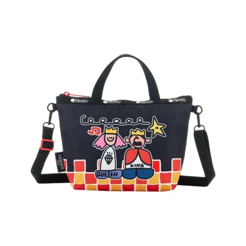 LeSportsac Сумка на одно плечо унисекс черного цвета