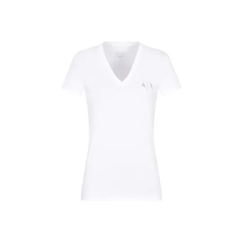 ARMANI EXCHANGEAE Стандартная T-рубашка Женская Белая