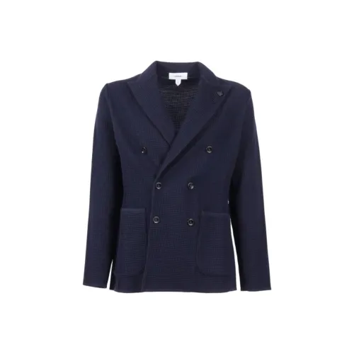 LARDINI Синий Мужской Деловой костюм