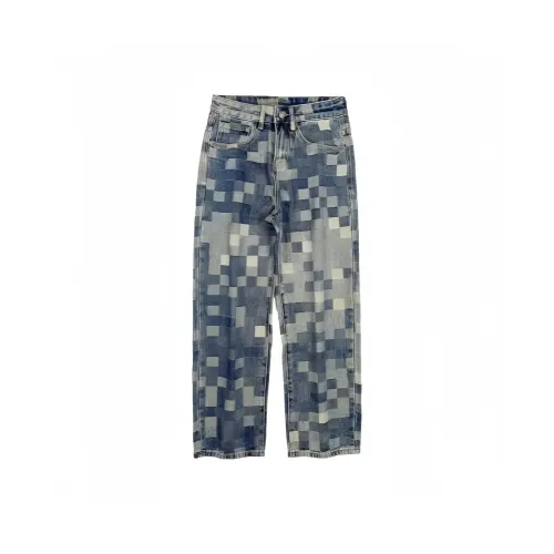 CAT'S PAW Синий Унисекс Джинсы