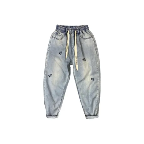 CAT'S PAW Светло-синие Унисекс Джинсы