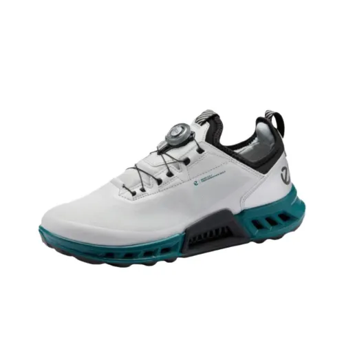 Ecco Golf Biom C4 Устойчивая к истиранию Низкая Обувь для гольфа Мужская Серого цвета