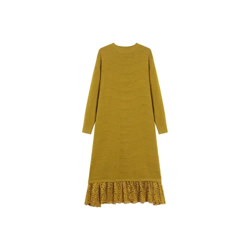 X MOOM Длинное платье с длинными рукавами женское