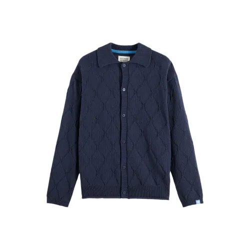 Scotch Soda Морской Синий Мужские Рубашки