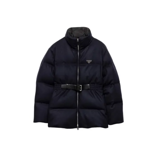 PRADA Морской синий Женские пуховики