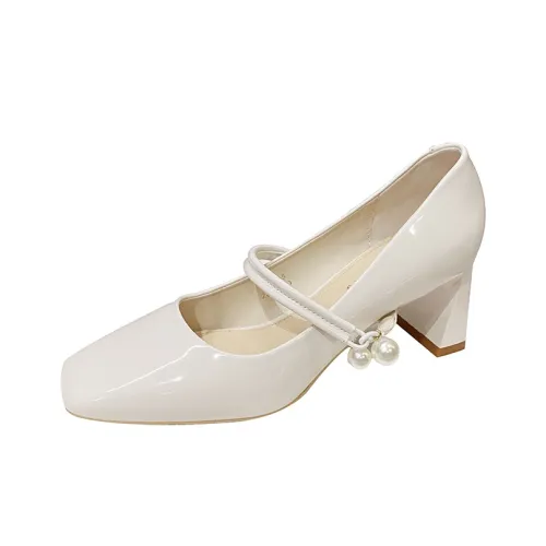 Dunnu Mary Jane Туфли Абрикосовые Женские