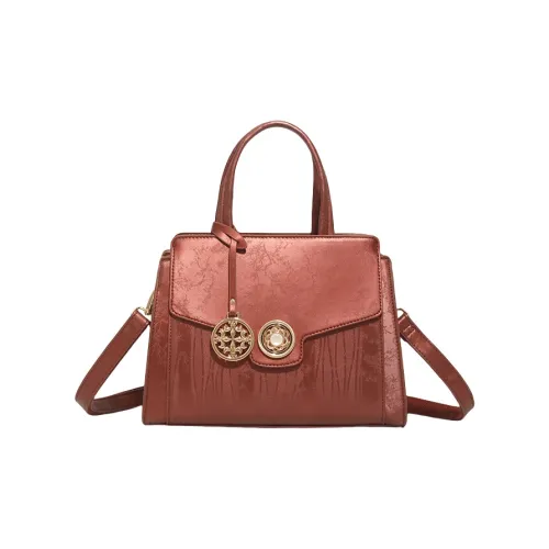 PESASRIE Микрофибра Синтетическая Кожа Сумка Женская Красная