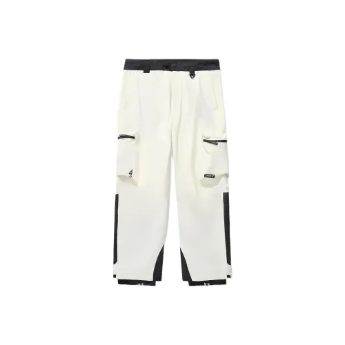 LINING Спортивные лыжные штаны унисекс черный белый