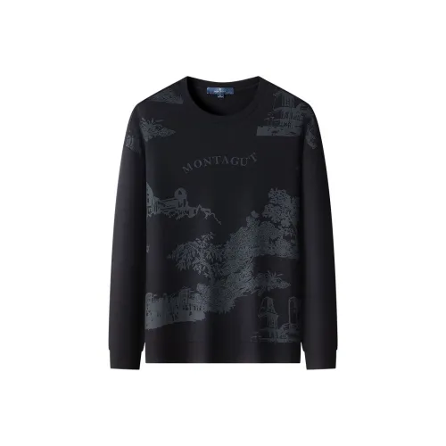 Montagut Мужские черные T-рубашки