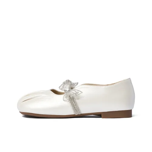 JOSINY Грубый каблук Гламурный стиль Бант Туфли Мэри Джейн Женские