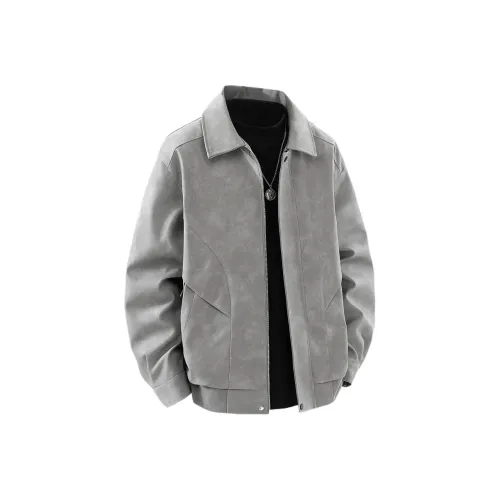 EMINU Мужские кожаные куртки