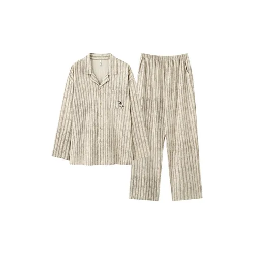 Qin Jing Абрикос Мужской Пижамный комплект