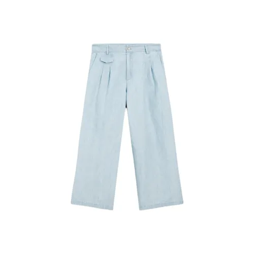 Massimo Dutti Blue Women's Jeans Масимо Дутти Синий Женские Джинсы