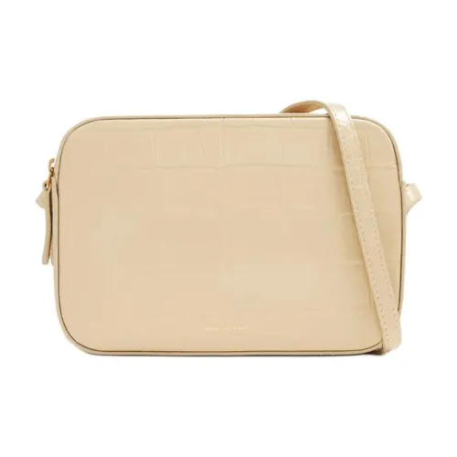 MANSUR GAVRIEL Сумка через плечо из кожи стандартная женская бежевая