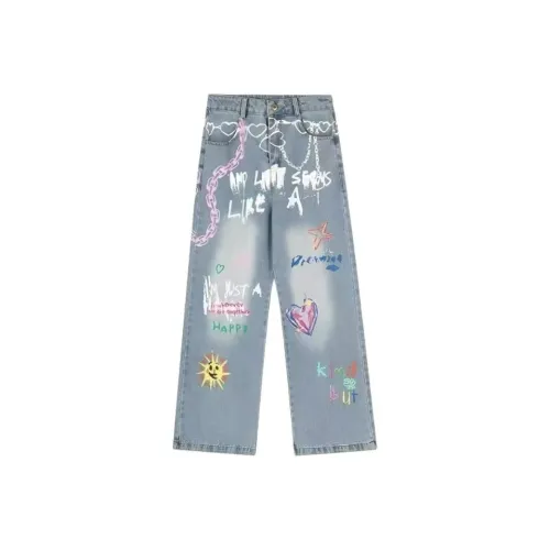 EMDPN Дофаминовая одежда Свободный крой Утягивающие брюки Чек Включено Женские