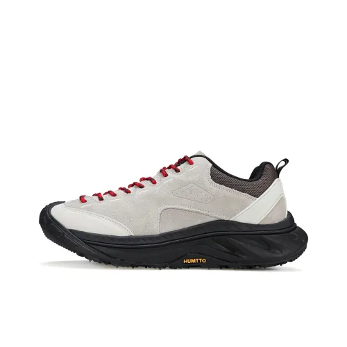 HUMTTO Устойчивый к истиранию с поддержкой и отскоком низкий топ походная обувь мужская бежево-черная