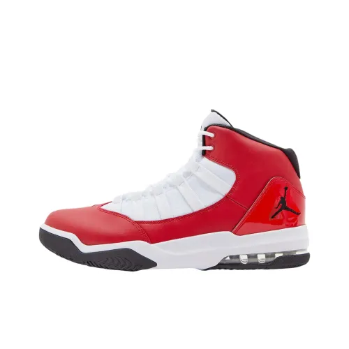 Jordan Max Aura Винтажные баскетбольные кроссовки Мужской Красный Белый