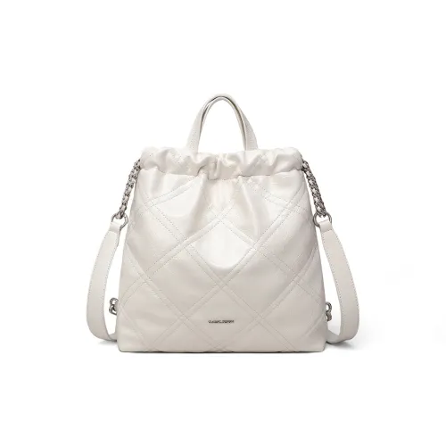 Crtnzo Kroez Рюкзак из синтетической кожи стандартный женский белый