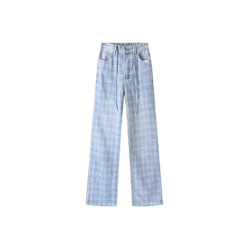 SCHEPPERHEYN Светло-синие унисекс джинсы