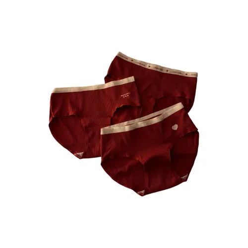 GOYN Красный 3 упаковки Женские трусики-бикини