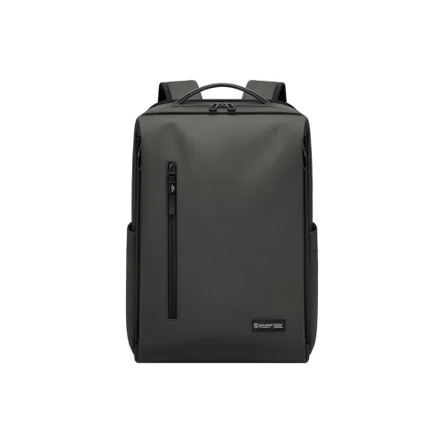 GOLF Ткань и Синтетическая Кожа Рюкзак Стандартный Мужской Ночной Черный Альпийский Зеленый