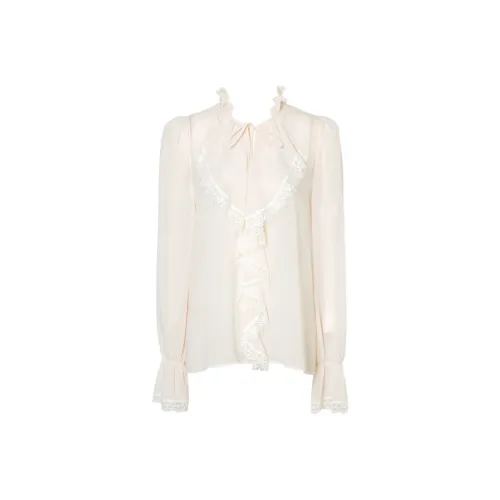 DPLAY Кремово-абрикосовые женские рубашки