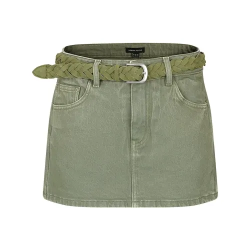 URBAN REVIVO Женские Джинсовые Короткие Юбки Женские