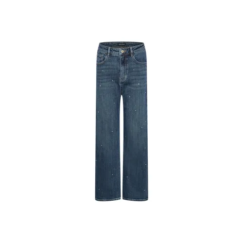 URBAN REVIVO Blue Women's Jeans URBAN REVIVO Синий Женские Джинсы