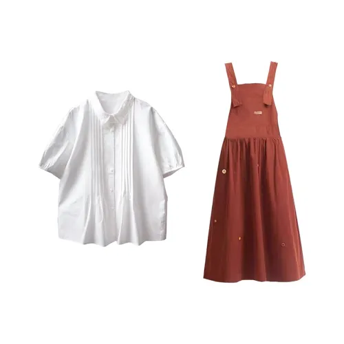 OMOIDAS Красный Женский Комплект с Юбкой