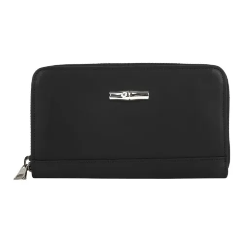 LONGCHAMP Кошелек из коровьей кожи мужской черный