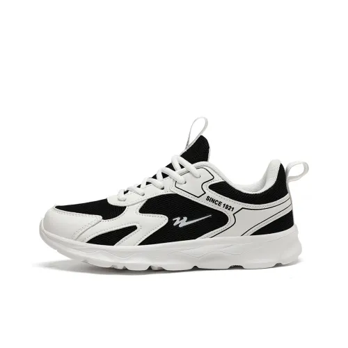 Binary Амортизация Легкий Дышащий Противоскользящий Низкий Топ Повседневные Беговые кроссовки Женские Белый Черный