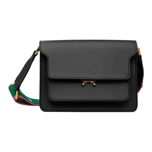 MARNI Кожа Плечевая сумка Женская Черная