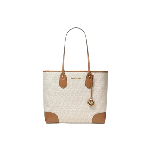 MICHAEL KORS ЭВА Искусственная кожа Тоут Сумка Сумка для покупок Сумка Сумка через плечо Большая Женская Серый и Коричневый