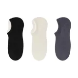 [3 упаковки/100% хлопок] Черный + Белый + Железо-серый