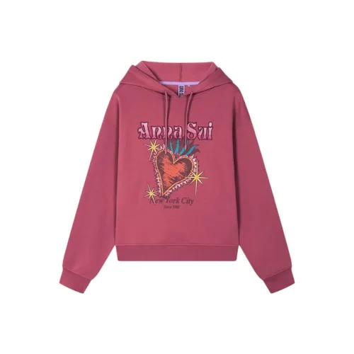 ANNA SUI Red Women's Sweatshirts ANNA SUI Красный Женские Толстовки