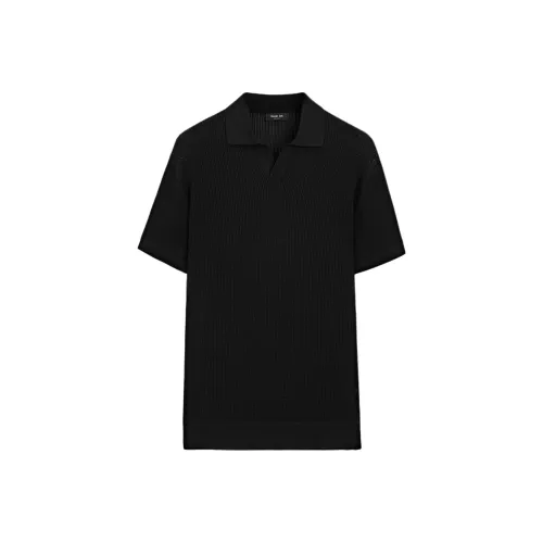 Massimo Dutti Черная мужская поло