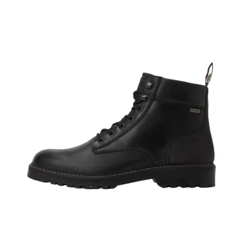 BARBOUR Harrison Ankle Boot Martin Высота подошвы 3,5 см Мужской Черный