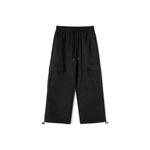 XDFM Black Unisex Cargo Pants XDFM Черные Унисекс Карго Брюки
